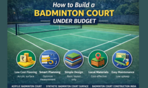 synthetic Badminton Court surface